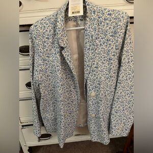 Floral Sézane jacket.